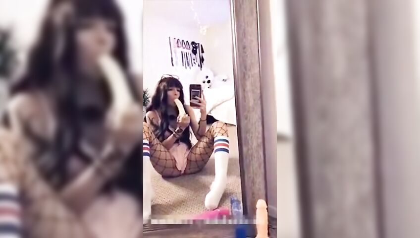 Peachtot Nude Dildo Masturbation Snapchat