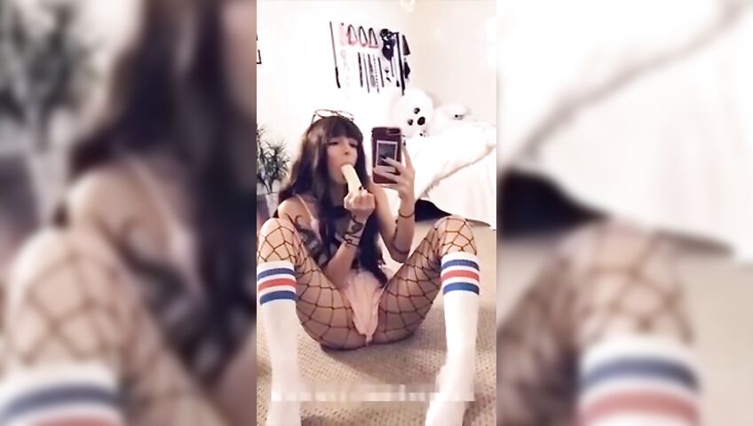 Peachtot Nude Dildo Masturbation Snapchat