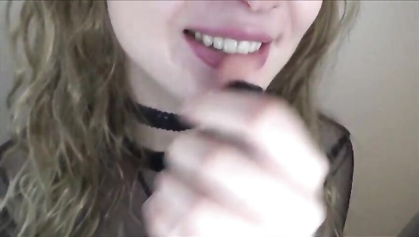 Peas And Pies ASMR Dildo Blowjob