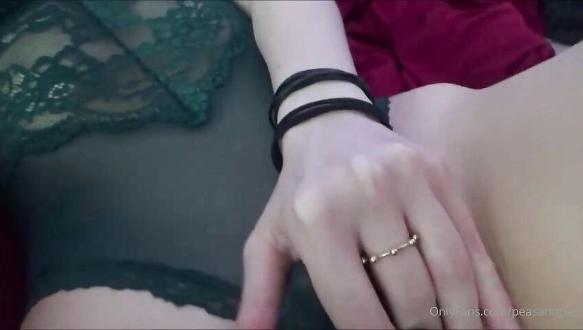 Peas And Pies Fingering Through Lingerie