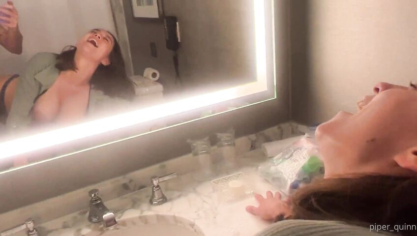 Piper Quinn Nude Bathroom Sex Tape PPV Cd