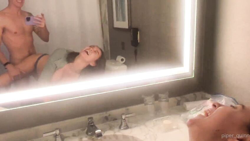 Piper Quinn Nude Bathroom Sex Tape PPV Cd