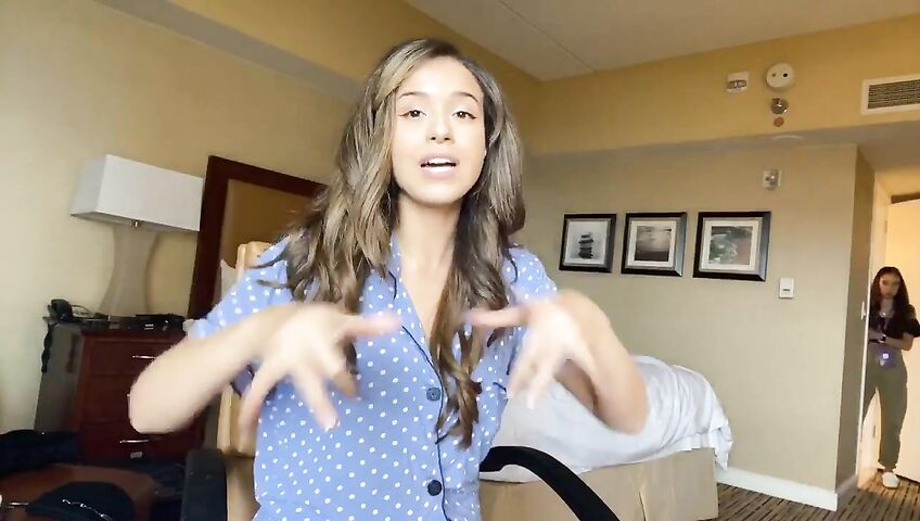 Pokimane Sexy Panties See Through Twitchcon Leak