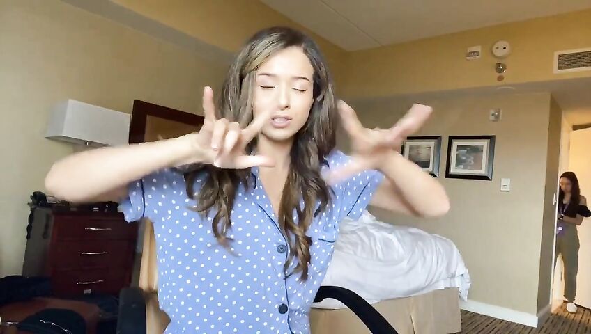 Pokimane Sexy Panties See Through Twitchcon Leak