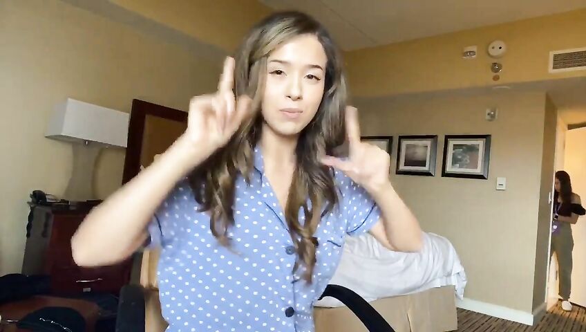 Pokimane Sexy Panties See Through Twitchcon Leak