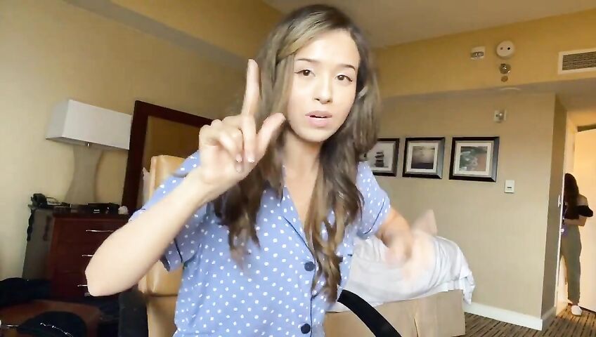 Pokimane Sexy Panties See Through Twitchcon Leak