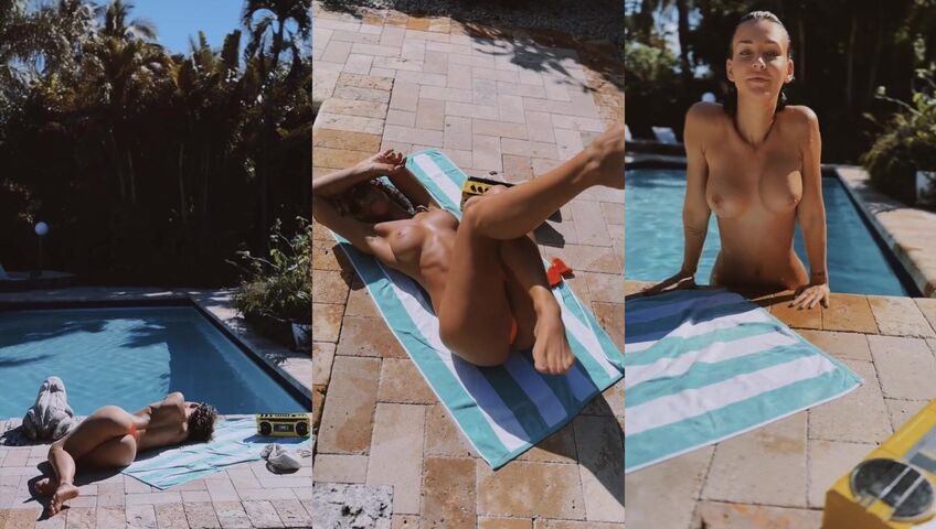 Rachel Cook Nude In Swimming Pool PPV A1