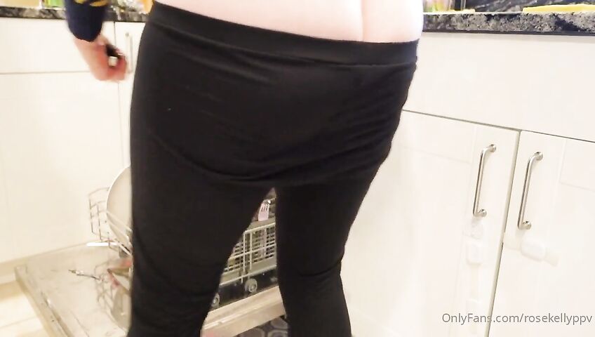 Rose Kelly Kitchen Nipple Tease