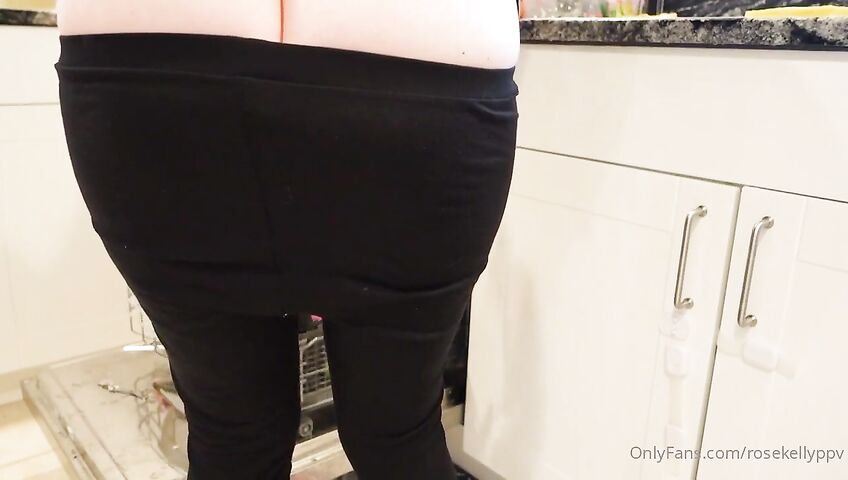 Rose Kelly Kitchen Nipple Tease