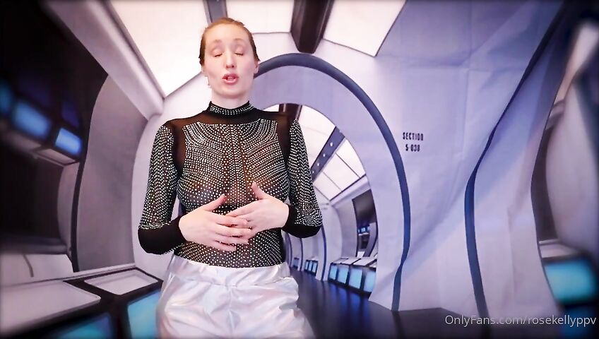 Rose Kelly Nude Double Dildo Masturbation