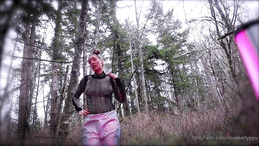 Rose Kelly Nude Double Dildo Masturbation