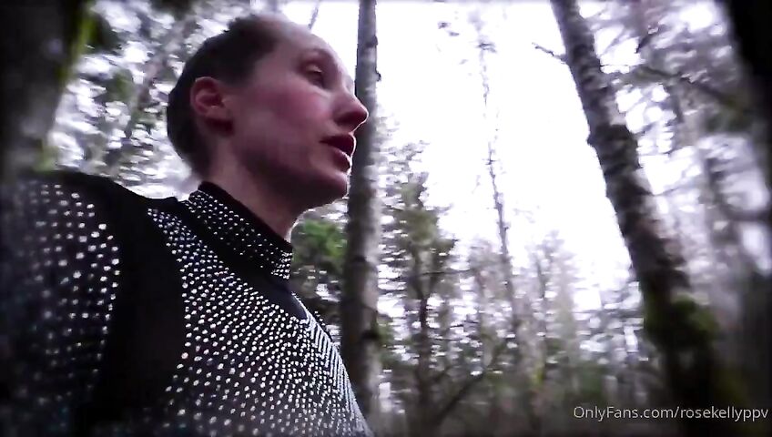 Rose Kelly Nude Double Dildo Masturbation