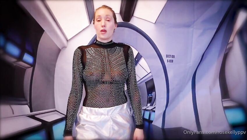 Rose Kelly Nude Double Dildo Masturbation