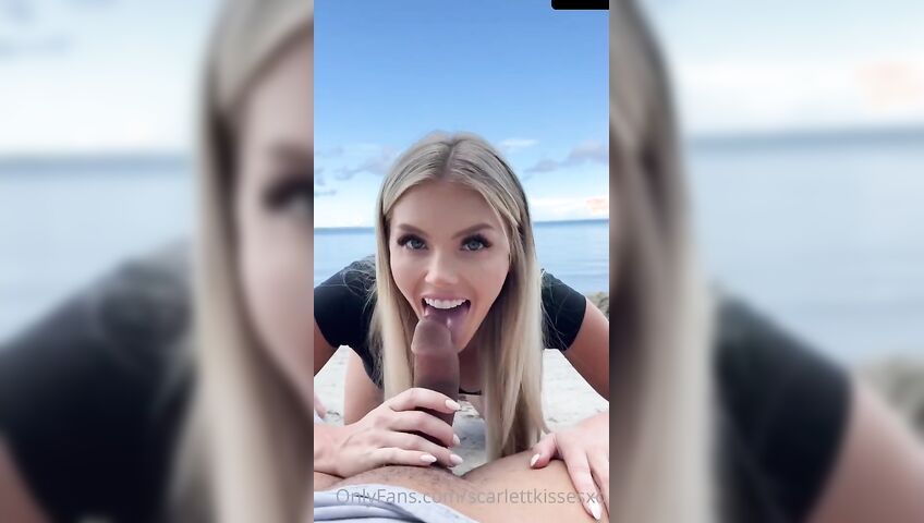 Scarlettkissesxo Nude Beach Sex