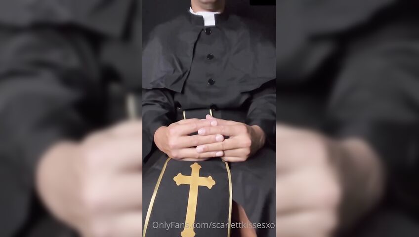 Scarlettkissesxo Nun Cosplay Blowjob