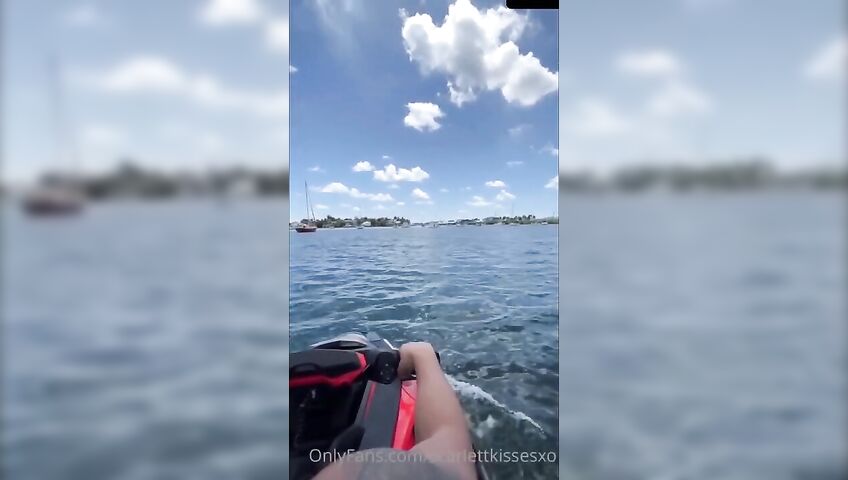 Scarlettkissesxo Sex On A Jet Ski Efgh