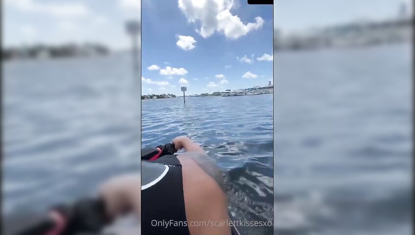 Scarlettkissesxo Sex On A Jet Ski Efgh