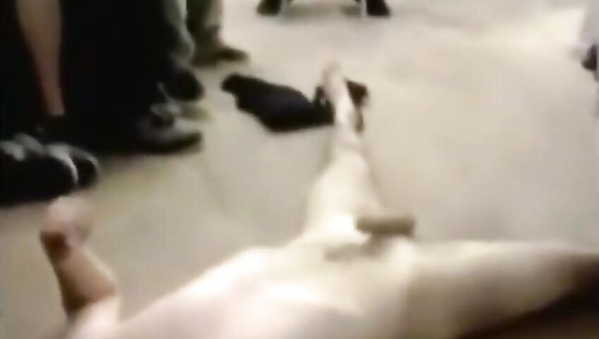 She Gets Dared To Fuck In Front Of Friends