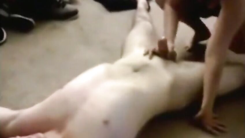 She Gets Dared To Fuck In Front Of Friends