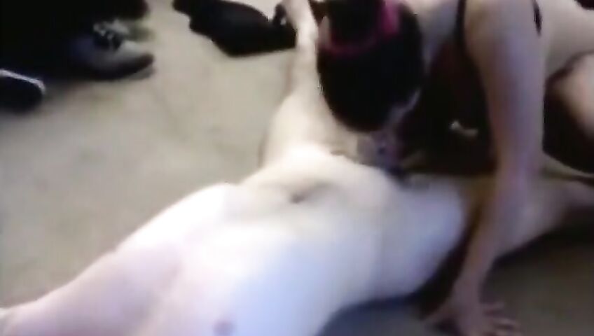 She Gets Dared To Fuck In Front Of Friends