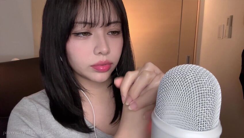 Nemuchu_ASMR - Sticky Hands+Cream on the Mic＋Plastic Wrap Sounds | Patreon