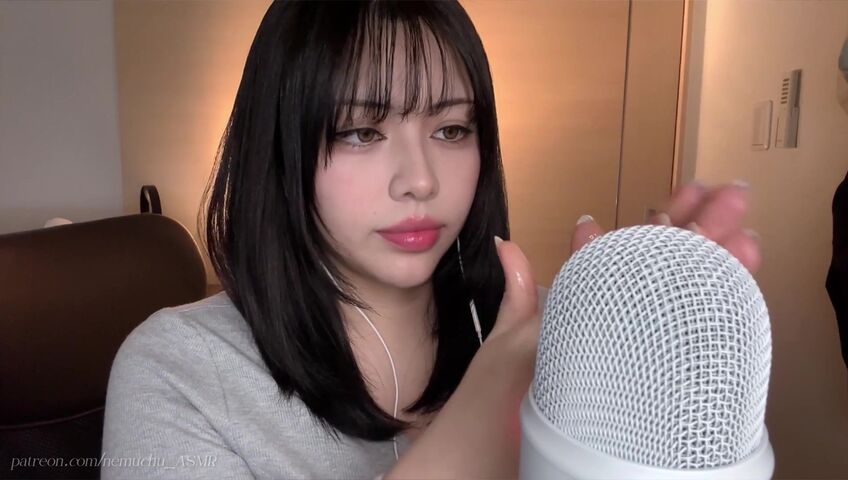 Nemuchu_ASMR - Sticky Hands+Cream on the Mic＋Plastic Wrap Sounds | Patreon