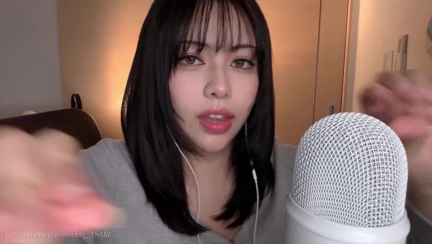 Nemuchu_ASMR - Sticky Hands+Cream on the Mic＋Plastic Wrap Sounds | Patreon