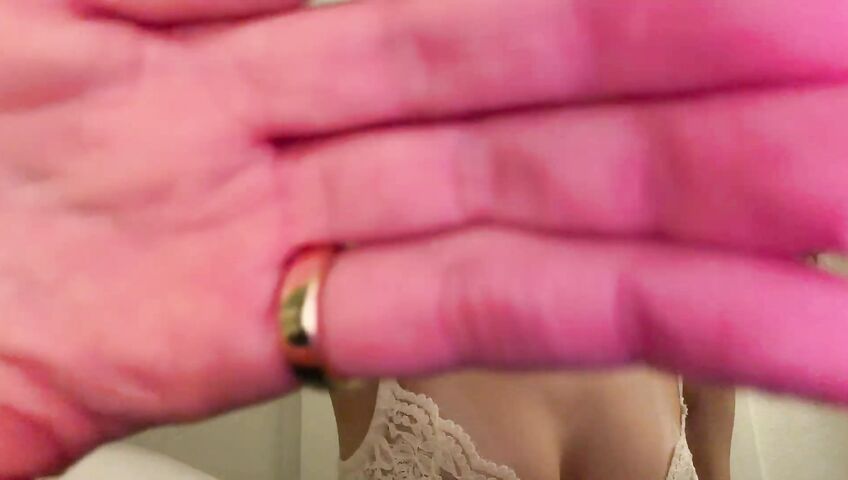 Kaitlynn Rhenea ASMR - (see-thru top) Doing Your Skincare Before Bed