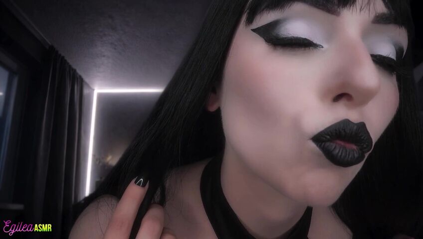 Egilea ASMR - 29 March 2026 - [EXCLUSIVE VIDEO] Your Goth Girlfriend Puts You to Sleep with Kisses