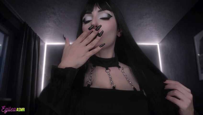 Egilea ASMR - 29 March 2026 - [EXCLUSIVE VIDEO] Your Goth Girlfriend Puts You to Sleep with Kisses