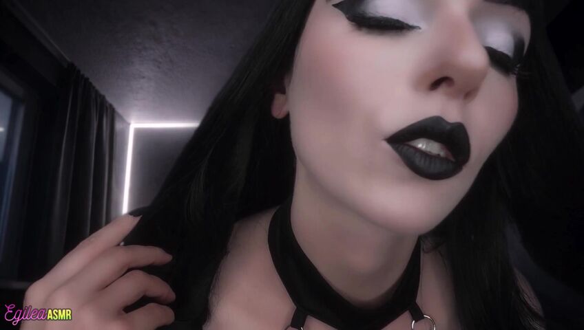 Egilea ASMR - 29 March 2026 - [EXCLUSIVE VIDEO] Your Goth Girlfriend Puts You to Sleep with Kisses
