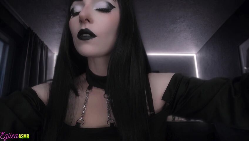 Egilea ASMR - 29 March 2026 - [EXCLUSIVE VIDEO] Your Goth Girlfriend Puts You to Sleep with Kisses
