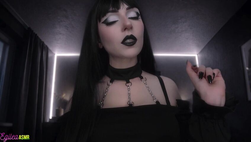 Egilea ASMR - 29 March 2026 - [EXCLUSIVE VIDEO] Your Goth Girlfriend Puts You to Sleep with Kisses