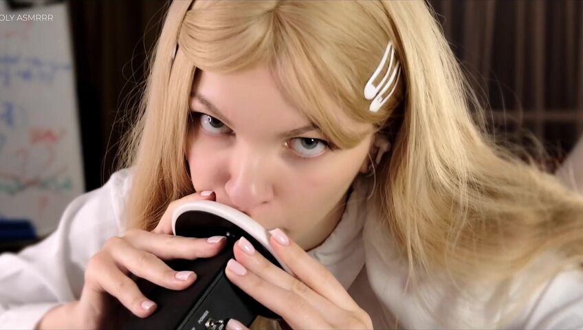 Soly ASMR - MATH? NO, TEACHER, MAYBE YOUR DICK? | SLOPPY MILKY BLOWJOB, HANDJOB, SUCKING SOUNDS