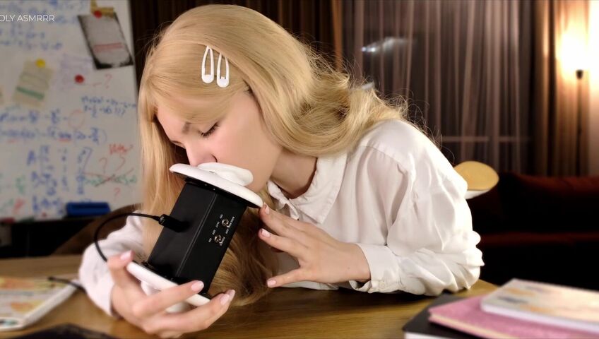 Soly ASMR - MATH? NO, TEACHER, MAYBE YOUR DICK? | SLOPPY MILKY BLOWJOB, HANDJOB, SUCKING SOUNDS