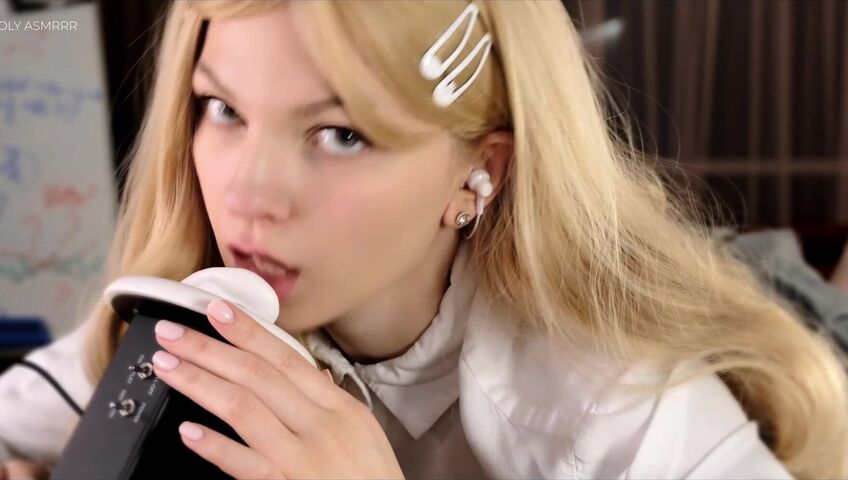 Soly ASMR - MATH? NO, TEACHER, MAYBE YOUR DICK? | SLOPPY MILKY BLOWJOB, HANDJOB, SUCKING SOUNDS