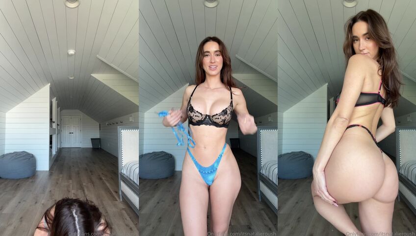 Natalie Roush - Try-on Haul | Sexy Lingerie