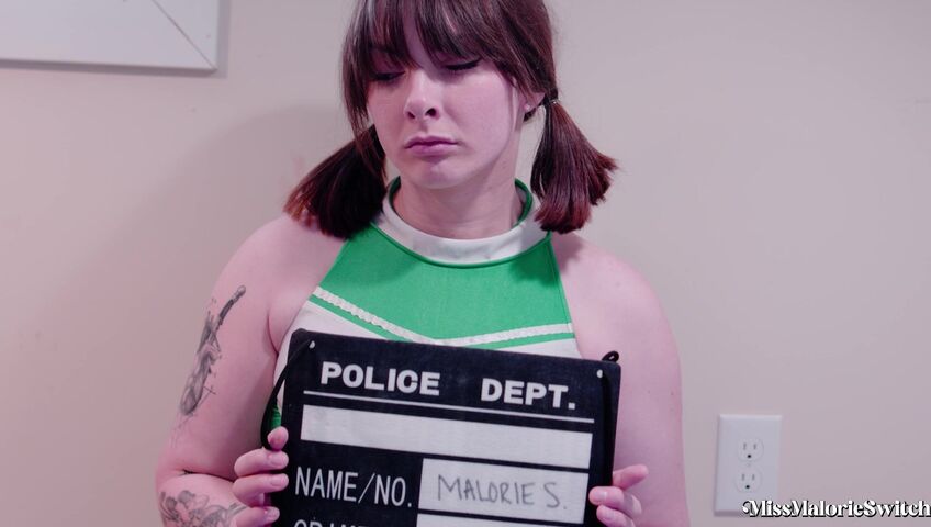 Miss Malorie Switch - Cheerleader Behind Bars