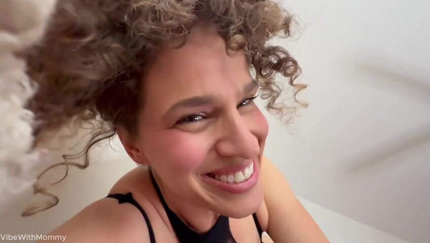 VibeWithMommy - Failed Date Stepmom Squirts All Over Her Stepson’s Cock Then Takes a Huge Anal Creampie​