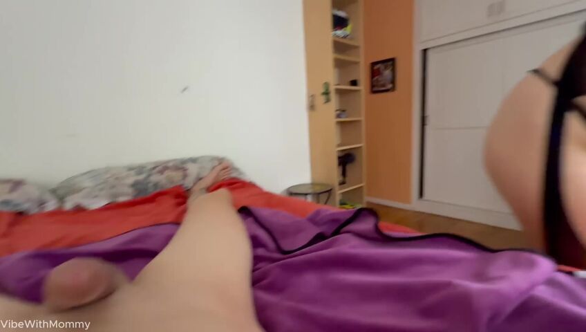 VibeWithMommy - Failed Date Stepmom Squirts All Over Her Stepson’s Cock Then Takes a Huge Anal Creampie​