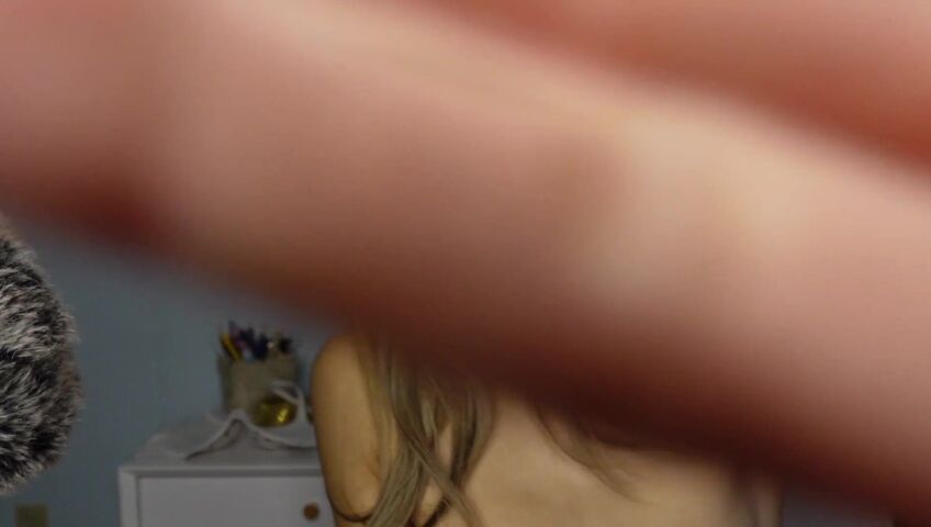 Sabrina Vaz - ASMR Wet Spit Paint on Your Naked Body