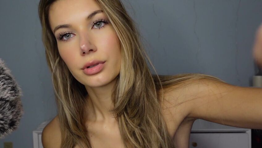 Sabrina Vaz - ASMR Wet Spit Paint on Your Naked Body