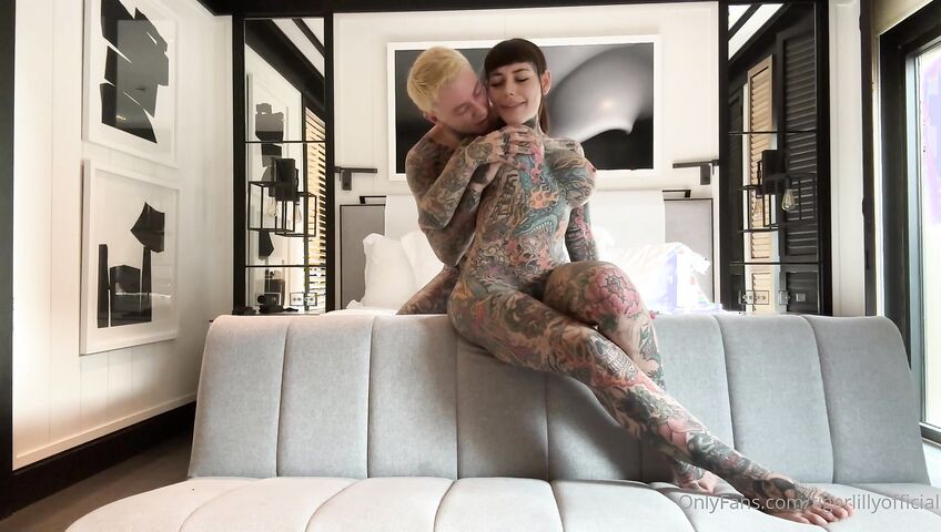 Tiger Lilly - Bedroom Blowjob And Couch Dick Ride