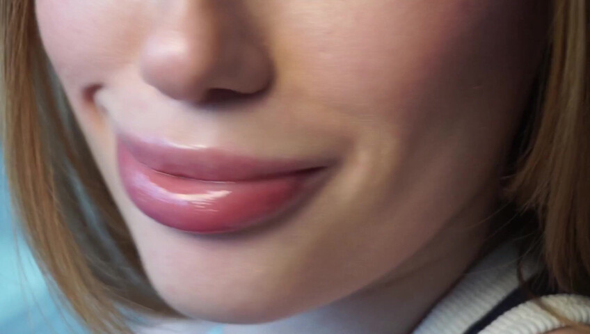 Babyheavanian - Lipstick Try on Close to Camera