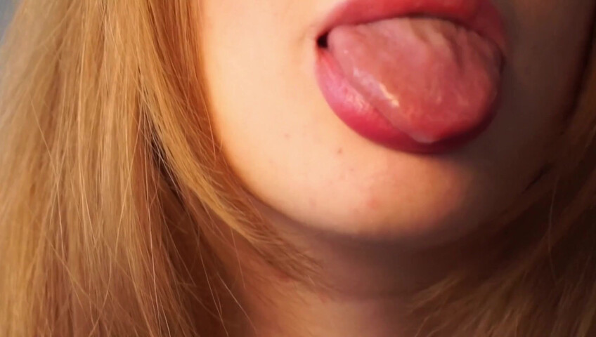 Babyheavanian - Lipstick Try on Close to Camera