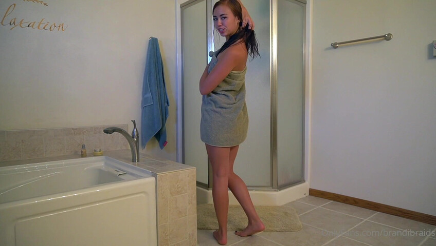 BrandiBraids - After Shower JOI