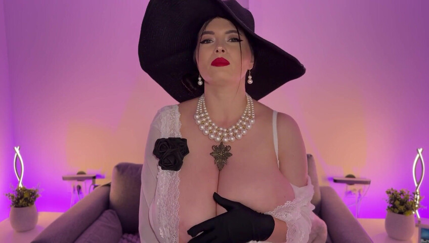 Busty Ema - Lady Dimitrescu is giving you JOI