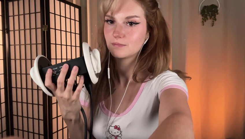 Busy B - Lollipop Ear Eating - Intense Ear Eating and Mouth Sounds