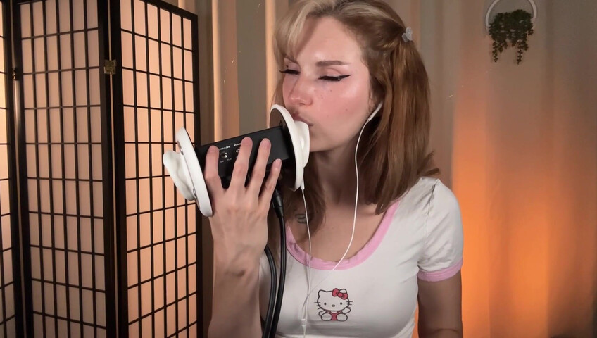 Busy B - Lollipop Ear Eating - Intense Ear Eating and Mouth Sounds