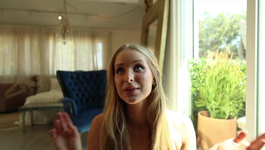 Caroline Zalog - Ass Close Up - Blue Try-on Haul